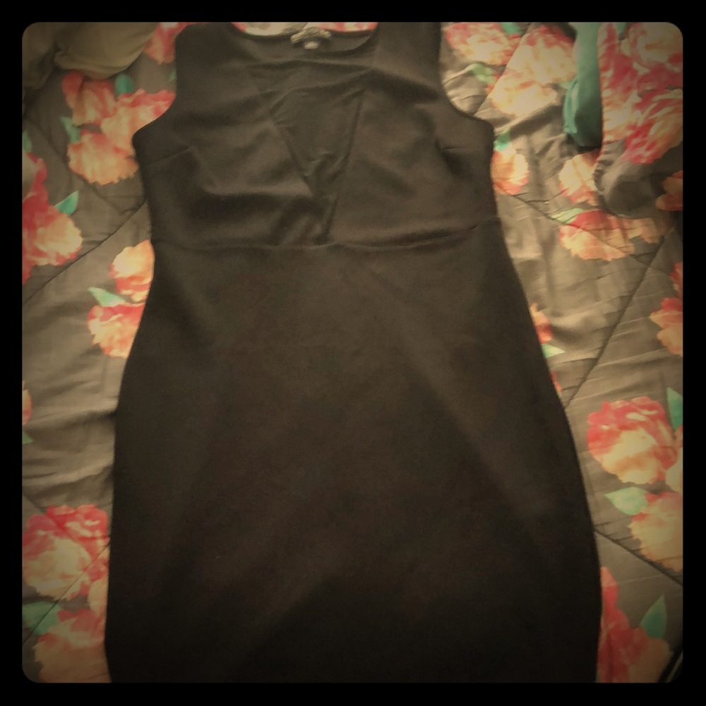 Mini black dress